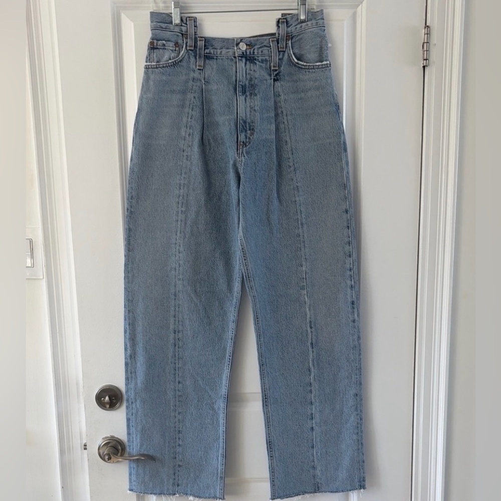 BRAND NEW Agolde High-Waisted Light Blue Jeans